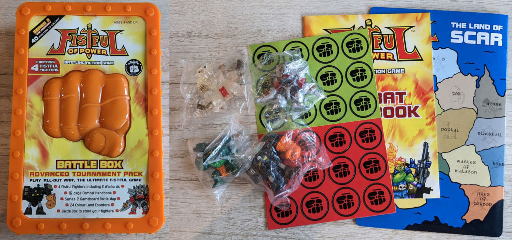 Contents of Fistful of Power Battle Box (Series 2)