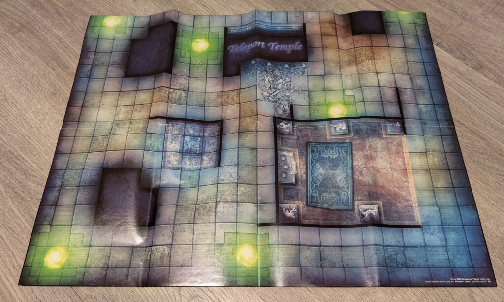 Dungeons & Dragons Miniatures Game - War Drums Starter Set game map